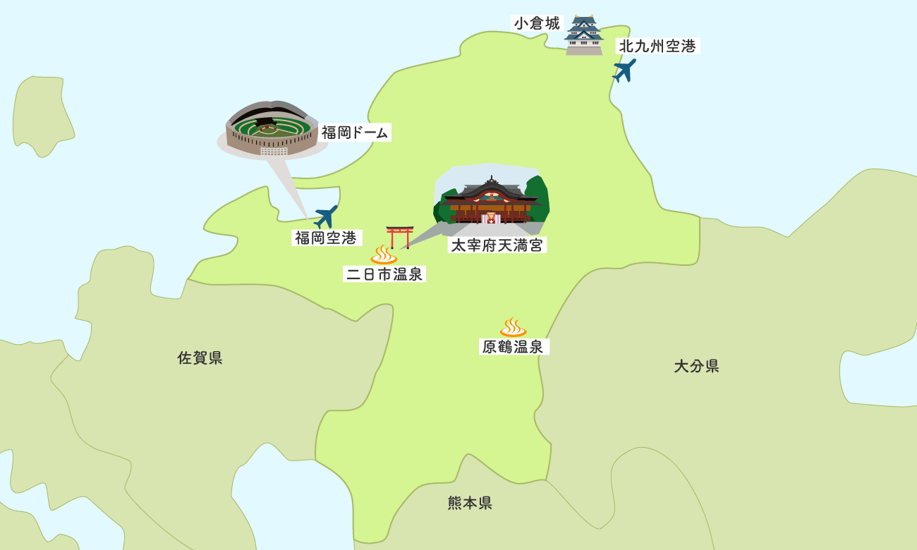 福岡 地図