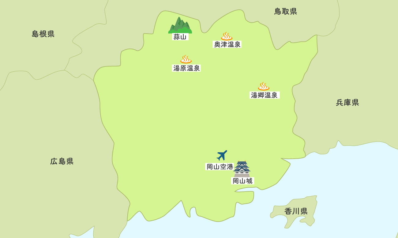 岡山 地図